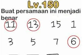 Jawaban Buat Persamaan Ini Menjadi Benar Brain Out Mudah
