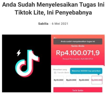 Anda Sudah Menyelesaikan Tugas Ini Tiktok Lite Anda Sudah Menyelesaikan Tugas Ini Tiktok Lite