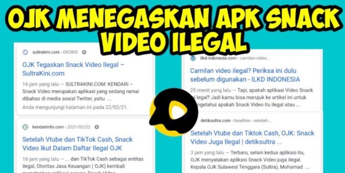 Apakah Snack Video Ilegal Apakah Snack Video Ilegal