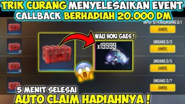 Cara Callback Free Fire 2021 Cara Callback Free Fire 2021