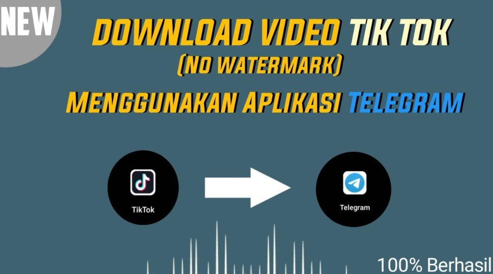 Cara Download Video TikTok di Telegram Cara Download Video TikTok di Telegram