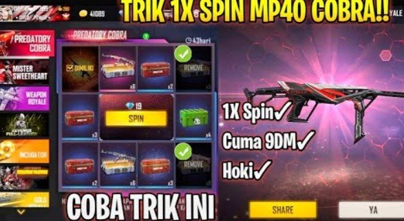 Cara Mendapatkan MP40 Cobra Cara Mendapatkan MP40 Cobra