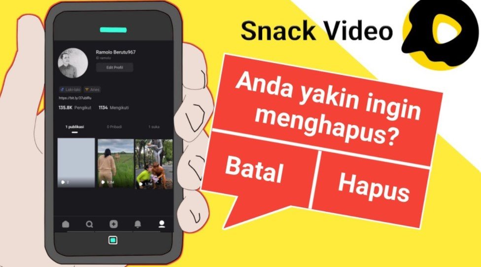 Cara Menghapus Video di Snack Vidio Cara Menghapus Video di Snack Vidio