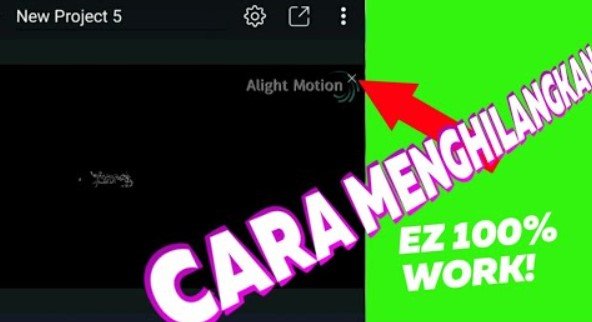 Cara Menghilangkan Watermark Alight Motion Cara Menghilangkan Watermark Alight Motion