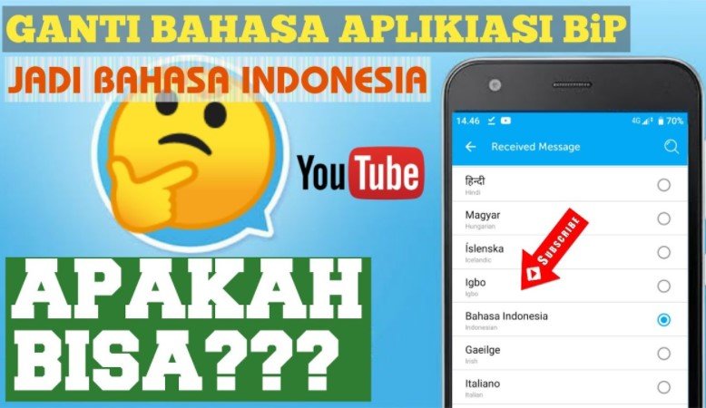 Cara Merubah Bahasa di Aplikasi BiP Cara Merubah Bahasa di Aplikasi BiP