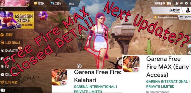 Closed Beta Key Free Fire Max Closed Beta Key Free Fire Max