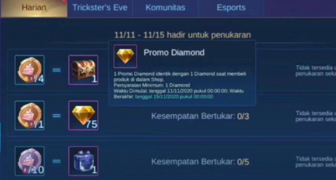 Kapan Event Diamond Kuning ML 2021 Kapan Event Diamond Kuning ML 2021