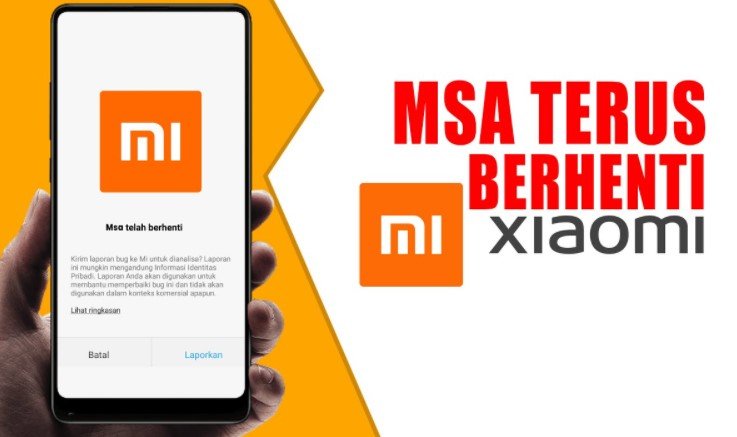 MSA Terus Berhenti Xiaomi MSA Terus Berhenti Xiaomi
