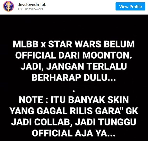 Mobile Legends x Star Wars Mobile Legends x Star Wars