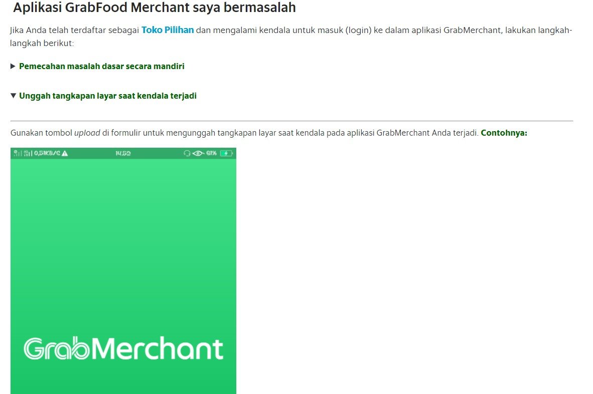 Kenapa Grab Merchant Tidak Bisa Dibuka Kenapa Grab Merchant Tidak Bisa Dibuka