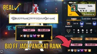 Kode Bio FF Pangkat Rank Kode Bio FF Pangkat Rank