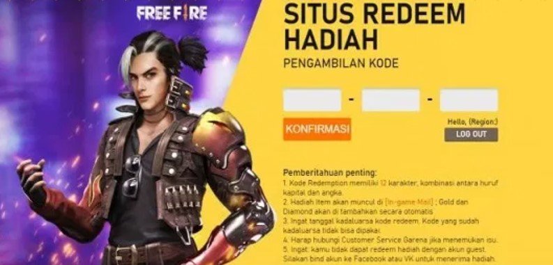 Kode Redeem FF 11 Oktober 2020 Kode Redeem FF 11 Oktober 2020