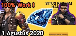 Kode Redeem FF 1 Agustus 2020 Kode Redeem FF 1 Agustus 2020