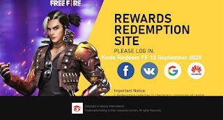 Kode Redeem FF 12 September 2020 Kode Redeem FF 12 September 2020