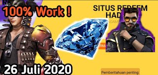 Kode Redeem FF 26 Juli 2020 Kode Redeem FF 26 Juli 2020