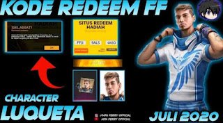 Kode Redeem FF 31 Juli 2020 Kode Redeem FF 31 Juli 2020