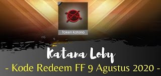 Kode Redeem FF 9 Agustus 2020 Kode Redeem FF 9 Agustus 2020