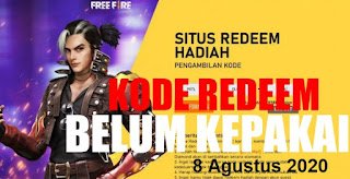 Kode Redeem FF 8 Agustus 2020 Kode Redeem FF 8 Agustus 2020