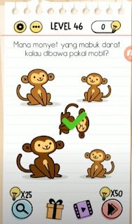 Mana Monyet yang Mabuk Darat Kalau Dibawa Pakai Mobil Brain Test Mana Monyet yang Mabuk Darat Kalau Dibawa Pakai Mobil Brain Test