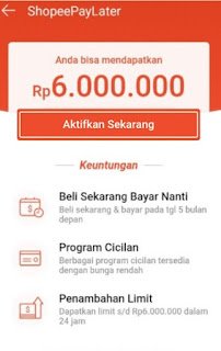 Shopee Paylater Tidak Muncul di Aplikasi Shopee Paylater Tidak Muncul di Aplikasi