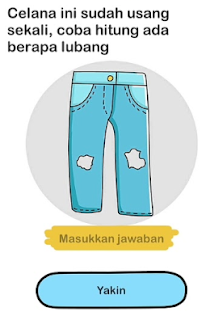 jawaban Celana Ini Sudah Usang Sekali Coba Hitung Ada Berapa Lubang Brain Out Celana Ini Sudah Usang Sekali Coba Hitung Ada Berapa Lubang Brain Out