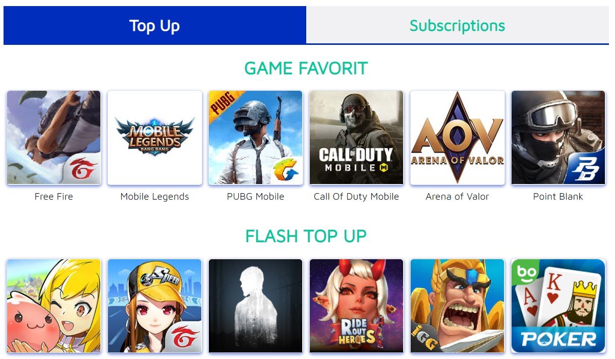 MyXL Top Up FF MyXL Top Up FF