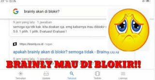 Brainly diblokir Brainly diblokir